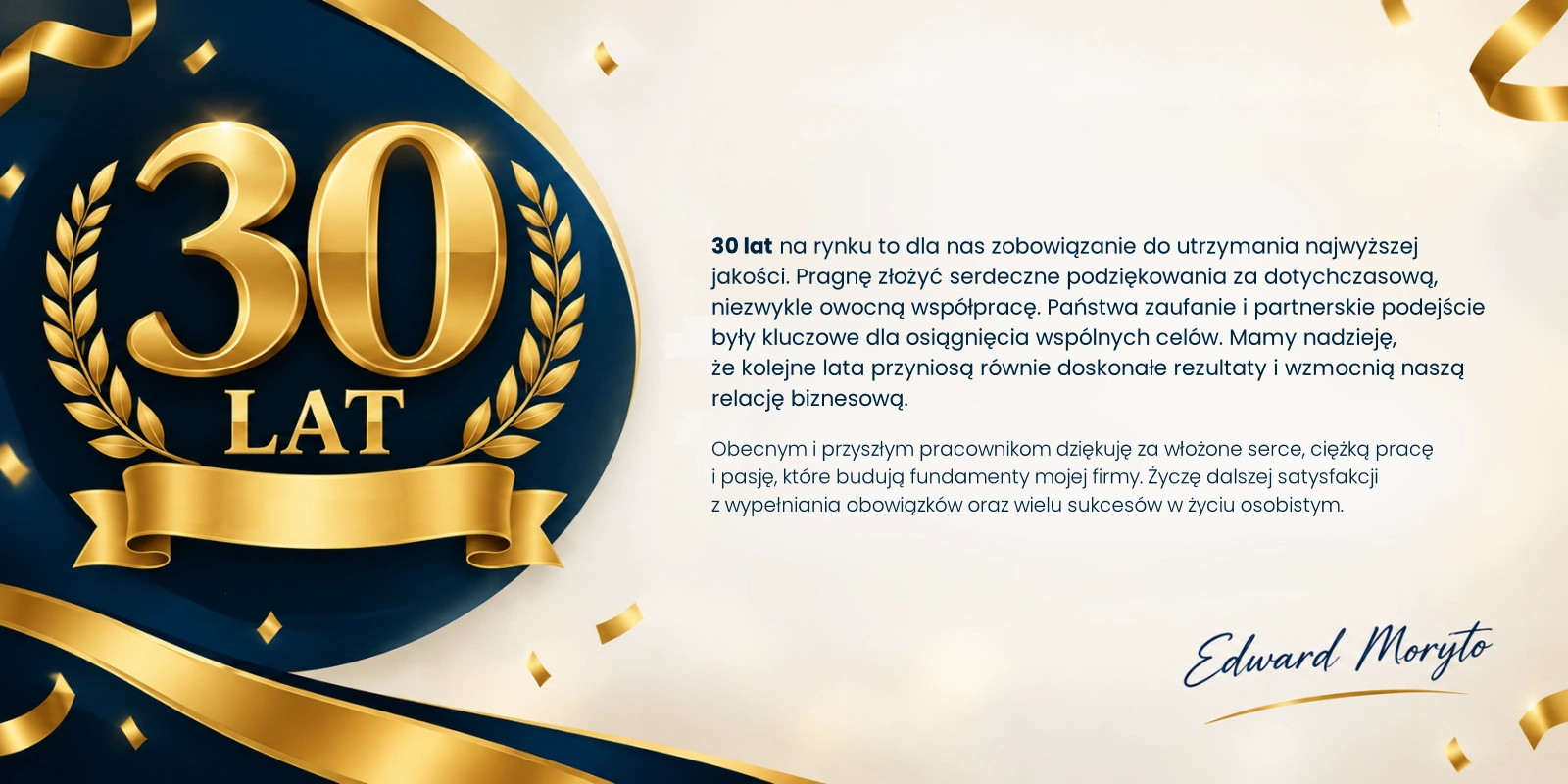 30-lecie firmy